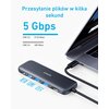 Hub ANKER A8355H11 5w1 USB Typu C, Pasywny Liczba portów ładujących [szt.] 1