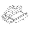 Okap VDB Vector PRO 90 Czarny 796m3/h 61dB klasa B Filtr przeciwtłuszczowy Aluminiowy