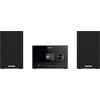 Wieża TECHNISAT Classic 800 IR Czarna, Radio Internetowe, Wi-Fi, Bluetooth, Kolorowy Wyświetlacz, Odtw. CD/-R/-RW/, Tuner FM Odtwarzacz płyt CD-R/RW
