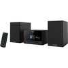 Wieża TECHNISAT Classic 800 IR Czarna, Radio Internetowe, Wi-Fi, Bluetooth, Kolorowy Wyświetlacz, Odtw. CD/-R/-RW/, Tuner FM