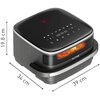 Air Fryer Frytkownica beztłuszczowa TEFAL FW402HE0 Easy Fry XL Surface Czarny Pojemność misy [l] 1.5