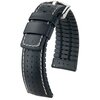 Pasek HIRSCH Tiger do Apple Watch 38/40/41mm Czarny + Adapter