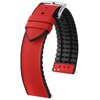 Pasek HIRSCH Arne do Apple Watch 42/44/45/46/49 Czerwony + Adapter