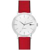 Pasek HIRSCH Arne do Apple Watch 42/44/45/46/49 Czerwony + Adapter Kolor Czerwony