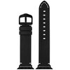Pasek HIRSCH Ranger do Apple Watch 42/44/45/46/49mm Czarny + Adapter Materiał Skóra