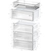 Lodówka BOSCH KGN49OCAF No Frost 203cm Antracytowa stalowa Liczba drzwi 2