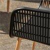 Krzesło ogrodowe PATIO Igor 47565 Czarno-brązowy Rodzaj Krzesło ogrodowe