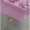 Pojemnik na LEGO z szufladkami Brick 8 Jasnoróżowy 40061738 Kolor Jasnoróżowy