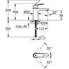 Bateria umywalkowa GROHE Eurosmart Cosmopolitan 23327000 Chrom Rodzaj baterii Jednodźwigniowa
