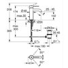 Bateria umywalkowa GROHE Essence S 23589001 Chrom Rodzaj baterii Jednodźwigniowa