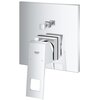 Bateria wannowa podtynkowa GROHE Eurocube 24062000 Chrom Funkcje dodatkowe Automatyczny przełącznik: wanna/prysznic