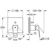 Bateria wannowa podtynkowa GROHE Eurocube 24062000 Chrom Typ Podtynkowa