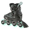 Łyżworolki NILS EXTREME NA11008 (rozmiar 35-38) Czarno-miętowy Materiał - kółka PU