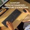 Zestaw LOGITECH MK295 Silent Wireless Combo Grafitowy Dla graczy Nie