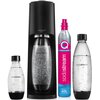 Saturator SODASTREAM Terra Czarny + 3 butelki Butelka Z tworzywa sztucznego o pojemności 1 l