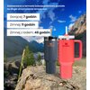 Kubek termiczny STANLEY Quencher H2.0 FlowState Tumbler Czarny Kolor Czarny