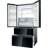 Lodówka HAIER HFR79F19DFGB Side by Side No Frost 190cm Side by Side Czarne szkło Kolor producenta Czarne szkło