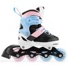 Rolki SPOKEY Joy (rozmiar 31-34) Czarno-niebiesko-różowy Kolor Czarno-niebiesko-różowy