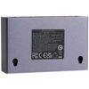 Szare urządzenie z widoczną czarną etykietą zawierającą tekst: "5-Port Gigabit Ethernet Switch / Model: CM633 / PN: 15641 / Input: 5.0V ⎓ 1.0A Max / Made in China / Manufacturer: Ugreen Group Limited / Manufacturer Address: Ugreen Building, Longcheng Indu