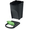 Kosz na śmieci do segregacji PROSPERPLAST Sortibox SET4 IKWB35S4-S411 4x35L Czarny Kształt Prostokątny