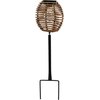 Lampka solarna PROGARDEN Kula rattan