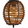 Lampka solarna PROGARDEN Kula rattan Bateria w zestawie Nie