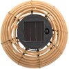 Lampka solarna PROGARDEN Kula rattan Kolor Czarny