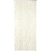 Zasłona składa się z wielu pionowych, cienkich pasków bambusowych w naturalnym kolorze, zawieszonych na poziomej listwie. Produkt ma wymiary 90 x 200 cm.