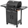 Grill gazowy ACTIVA Brooklyn 19741GB 8.4 + 2.8 kW 52 x 38 cm Liczba palników 3 + 1