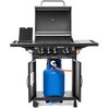 Grill gazowy ACTIVA Brooklyn 19741GB 8.4 + 2.8 kW 52 x 38 cm Materiał wykonania rusztu Żeliwo