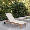 Leżak HOME & GARDEN Mono Beżowy Rodzaj Leżak