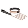 Zestaw akcesoriów erotycznych ROSY GOLD Nouveau BDSM Set Materiał wykonania Pióra