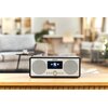 Radio PANASONIC RF-D40EG-K Bluetooth Brązowo-srebrny Rodzaj Stacjonarne