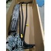 Trampolina ENERO z siatką wewnętrzną FI305 cm Czarny Wsporniki siatki [mm] 25 x 1
