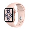 Apple Watch SE GPS + Cellular 40mm koperta z aluminium (złoty) + pasek sportowy (różowy)