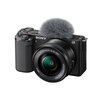 Aparat bezlusterkowy SONY ZV-E10LBD (ZVE10LBDI.EU) Czarny, 24.2Mpix, UHD 4K 30p, 425 punktowy AF
