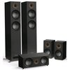 Kino domowe ONKYO TX-RN6100B + JAMO S-807 HCS 5.0 Czarny Maksymalna moc wyjściowa zestawu [W] 1470