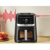Air Fryer Frytkownice beztłuszczowa TEFAL Easy Fry Silence Vision XL EY5568 najcichsza, odpinany uchwyt i z okienkiem podglądu Pokrywa Z podglądem