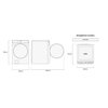 Pralka SAMSUNG AI WF20DG8650BVU4 20kg 1000 obr EcoBubble Pranie Optymalne AI Funkcje Funkcje parowe, Sterowanie smartfonem, Silnik inwerterowy, Wyświetlacz elektroniczny