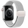 Pasek TECH-PROTECT NylonMag do Apple Watch 6/7/8/9/10/SE (40/41/42 mm) Jasnoszary Materiał Nylon