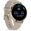 Zegarek sportowy GARMIN Venu 3s 41mm Szaro-złoty Kształt Okrągły