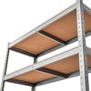 Regał magazynowy MARBO Standard II 180 x 100 x 40 cm Materiał Stal ocynkowana