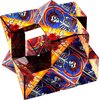 Puzzle magnetyczne SHASHIBO Grateful Dead Skull & Roses 021-SHA-GDSR Tematyka Figury geometryczne