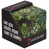 Pudełko z puzzlami magnetycznymi SHASHIBO Elements 021-SHA05EM (36 elementów) z widocznym wzorem przypominającym zielone liście i gałęzie. Na opakowaniu znajduje się tekst: "CAN YOU CREATE MORE THAN 70 SHAPES?" oraz logo "SHASHIBO".