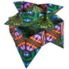 Produkt to puzzle magnetyczne SHASHIBO Elements 021-SHA05EM składające się z 36 elementów, przedstawiające kolorowe wzory z motywami natury i abstrakcyjnymi grafikami. Elementy układają się w trójwymiarową strukturę z widocznymi motywami drzew i kolorowyc