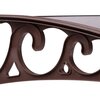 Daszek GOCKOWIAK Miko 100 x 150 cm Brązowy Materiał Aluminium