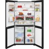 Lodówka GRUNDIG GQN21245GBN Side by Side No Frost 182cm Czarna Liczba półek na butelki 0