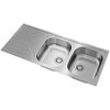 Zlewozmywak TEKA UNIVERSE 80 T-XM 2B 1D 115170006 Stal nierdzewna Komora 1 340 x 400 x 170 mm