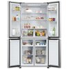 Lodówka HAIER HCR3818ENMM Side by Side No frost 181.5cm Liczba półek 3