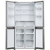 Lodówka HAIER HCR3818ENMM Side by Side No frost 181.5cm Liczba półek na butelki 0